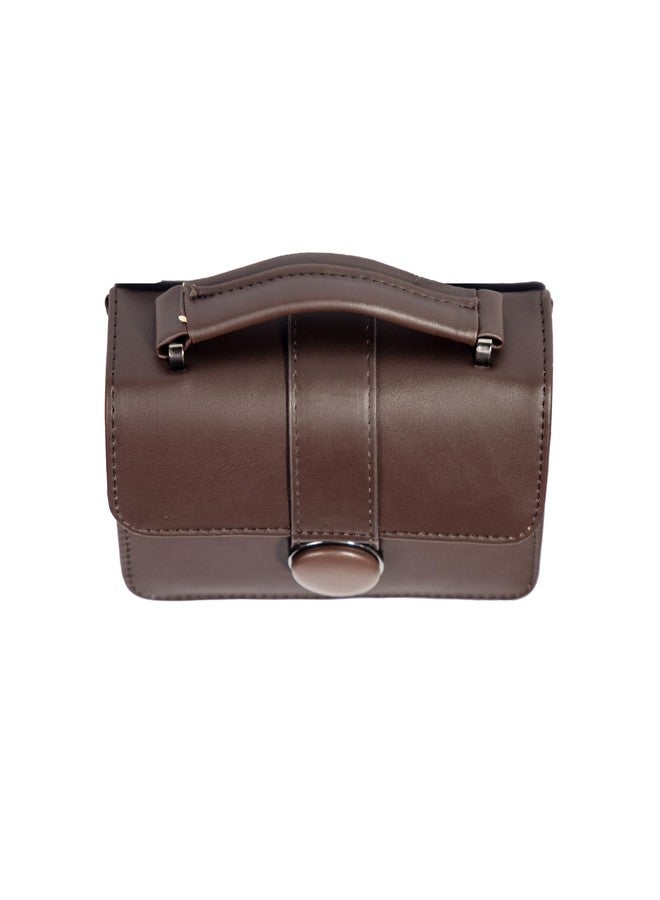 Heartbeat Crossbody Sling Bag for Women | Stylish crossbody sling-bag for girls/women (Coffee Brown) - Image 4